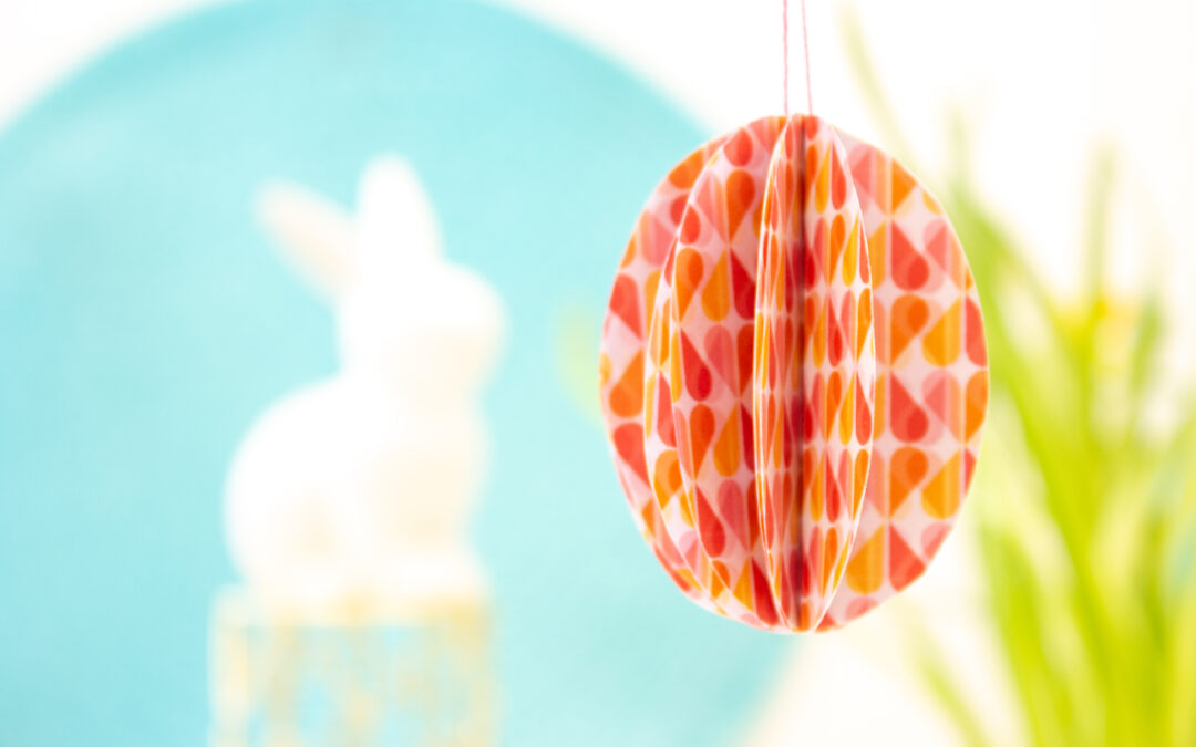 Outdoor-taugliche 3D Eier aus digitalem Papier ganz einfach nähen – Kreative DIY-Idee für den Frühling und Ostern mit einfacher Schritt-für-Schritt Anleitung mit vielen Fotos