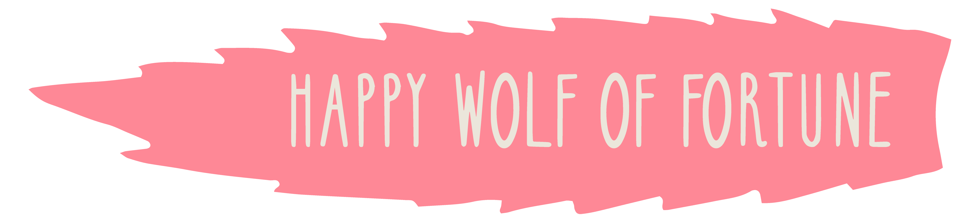 Happy Wolf of Fortune Logo