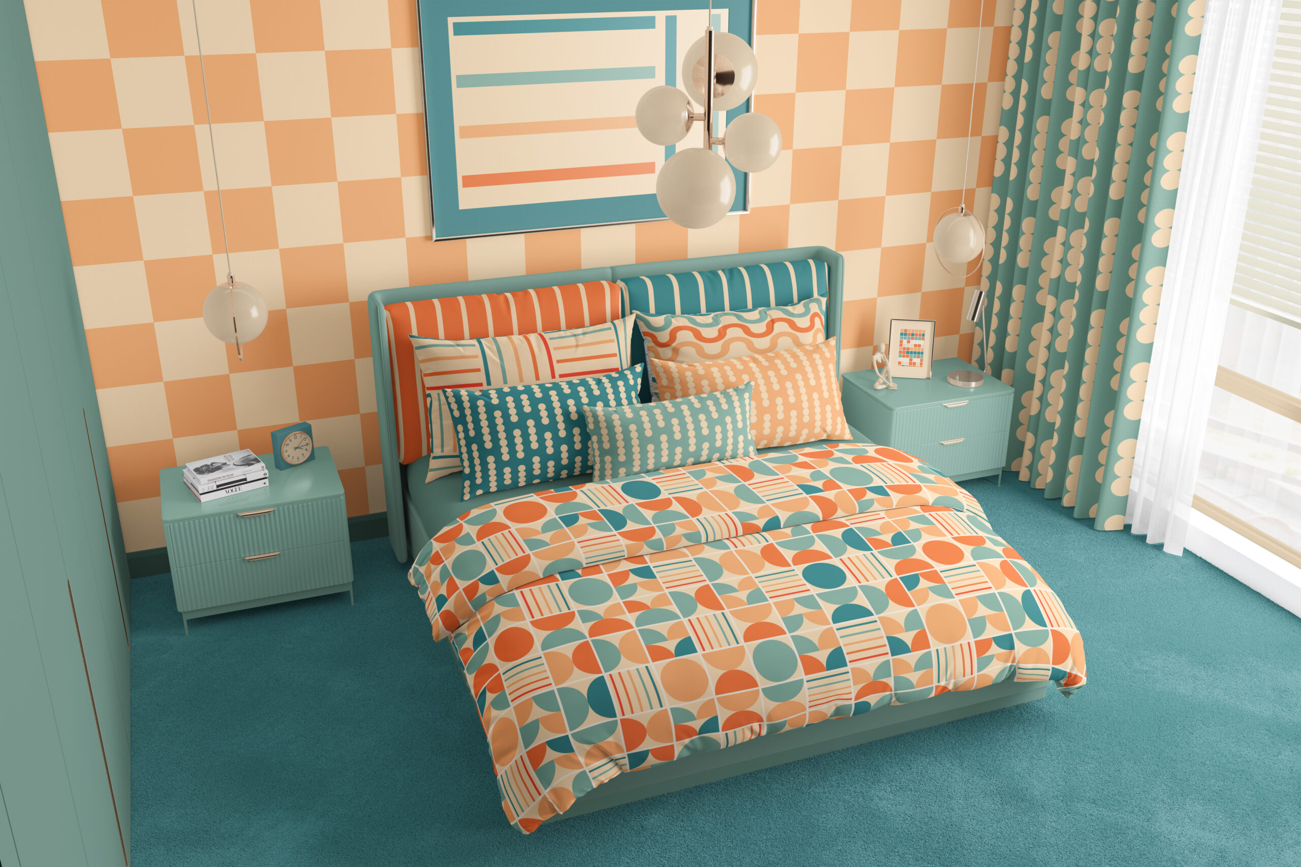 Curated Bedding Collection: Vintage Sports